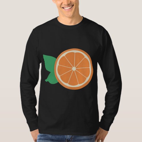 Orange Fruit Slice Fruit Lover T_Shirt