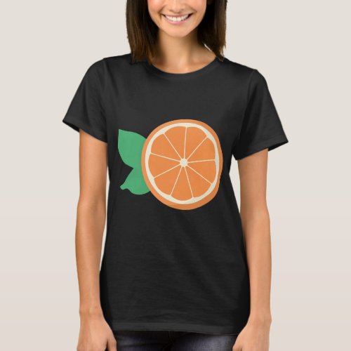 Orange Fruit Slice Fruit Lover T_Shirt