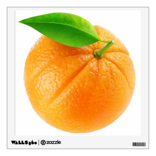 Orange fruit wall decal