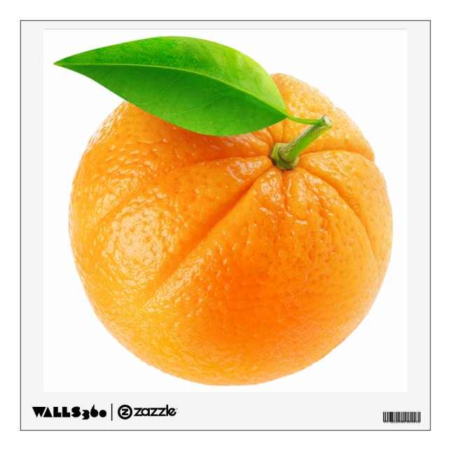 Orange fruit wall decal (Front)