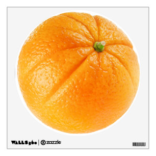Orange fruit wall decal
