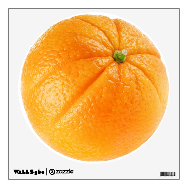 Orange fruit wall decal (Front)