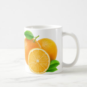 Orange fruits coffee mug