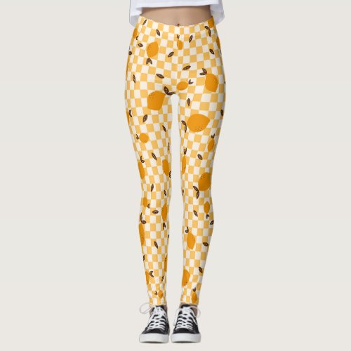 Orange Fruity Leggings