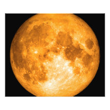 orange full moon