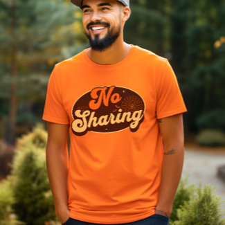 Orange Funny Halloween Candy No Sharing 