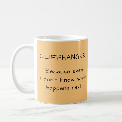 Orange Funny Writers Quote Author Writer Gift Coffee Mug