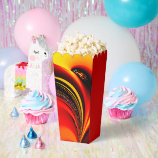 Orange Fury Fractal  Favor Boxes