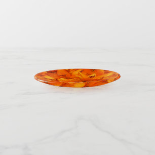Orange Garden Lily Photo Trinket Tray