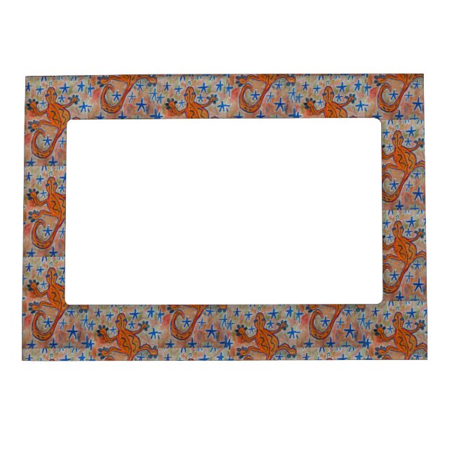 Orange Gecko  Magnetic Frame (Front)