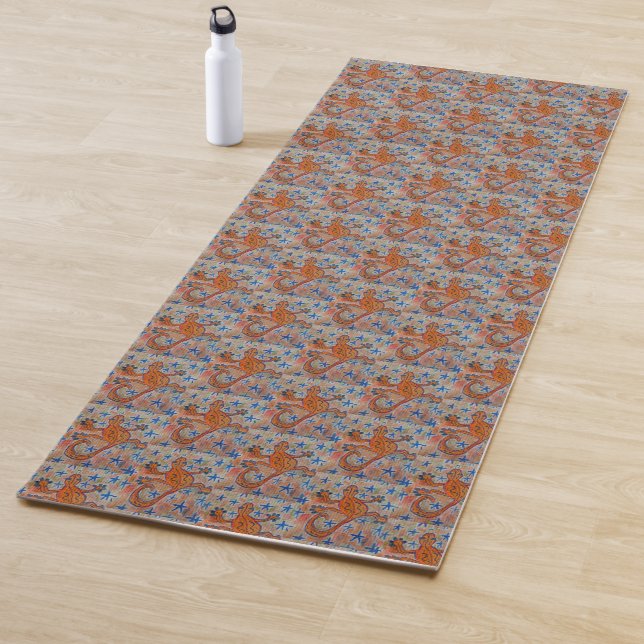 Orange Gecko Yoga Mat (In Situ)