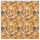 Orange Gemstones Fabric