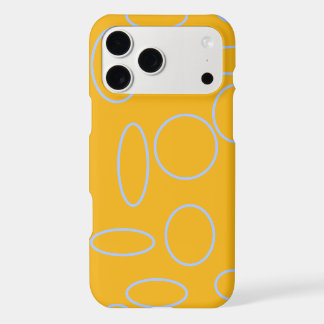 Orange Geometric Circles iPhone 17 Pro Max Case