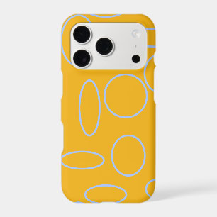 Orange Geometric Circles iPhone 17 Pro Case