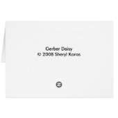 Orange Gerber Daisy (Back Horizontal)