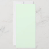 Orange Gerbera Bookmark Template (Back)
