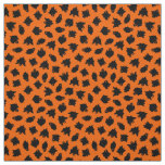 Orange Ghost Happy Halloween Modern Fabric