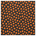 Orange Ghost Happy Halloween Modern Fabric