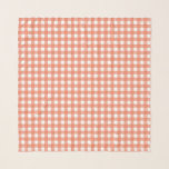 Orange gingham scarf<br><div class="desc">Orange gingham</div>