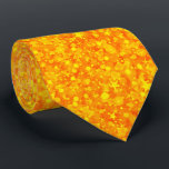 Orange Glitter & Sparkles Neck Tie<br><div class="desc">Orange glitter and sparkles background pattern.</div>