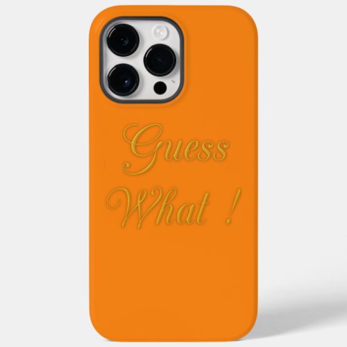 Orange glossy background blank iPhone case