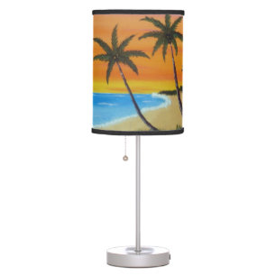 Orange Glow Table Lamp