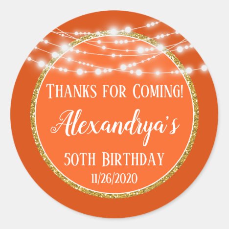 Personalized Birthday Stickers - Tons Of Colors! - Nifty Printables