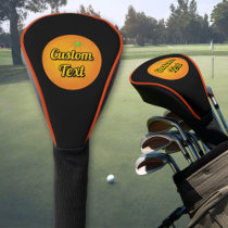 Orange Golf Head Cover