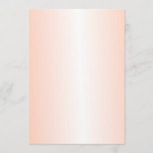 Orange Gradient Blank Wedding Fan Program Paper