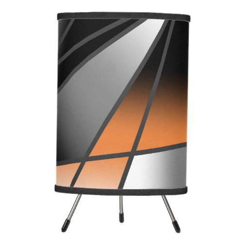 Orange Gradient Color Fill Mechanical Design  Tripod Lamp