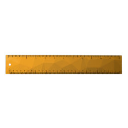 Orange gradient geometric mesh pattern ruler