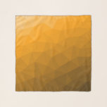 Orange gradient geometric mesh pattern scarf<br><div class="desc">Orange ombre gradient geometric mesh pattern for anyone. Triangle geometric mesh with light dark orange ombre gradient design.</div>
