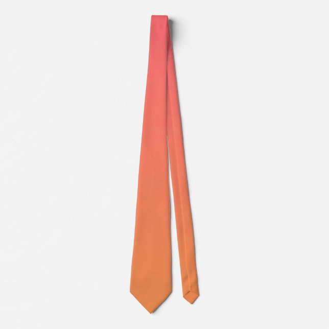 Orange Gradient Neck Tie (Front)