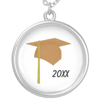 Orange Graduation Cap Yellow Tassel, Necklaces