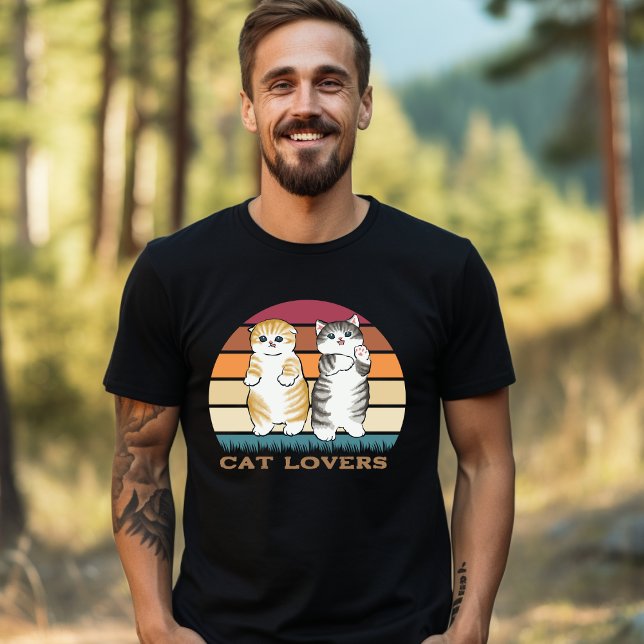 Orange Gray Brown Cat Lovers T Shirt (Creator Uploaded)