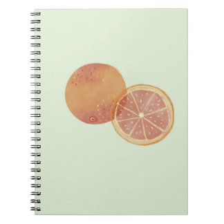 Orange Green Aesthetic Notebook