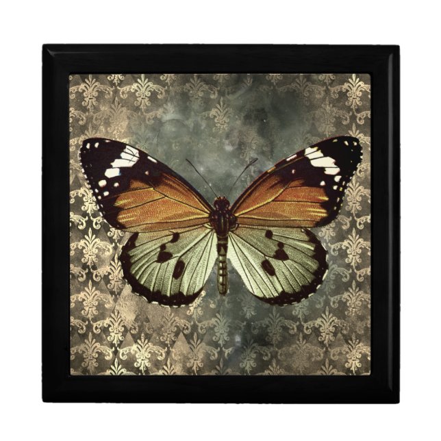 Orange & Green Butterfly Gift Box (Front)