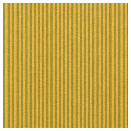 Orange & Green Lines/Stripes Pattern Fabric