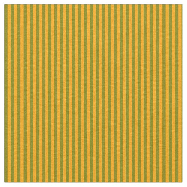 Orange & Green Lines/Stripes Pattern Fabric (Close Up)