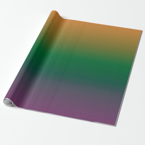 Orange_Green_Purple Gradient Wrapping Paper