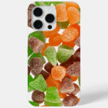 Orange green red gum candy sprinkled with sugar iPhone 15 pro max case