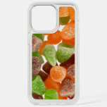 Orange green red gum candy sprinkled with sugar iPhone 15 pro max case