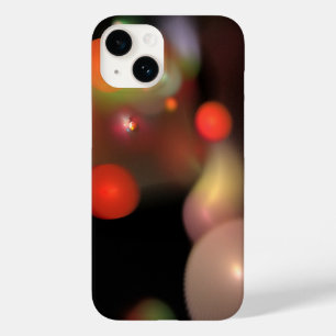 ORANGE GREY QUANTUM BUBBLES Abstract Case-Mate iPhone 14 Case