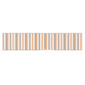 Orange, grey, white modern thin Lines Fall Trend Short Table Runner