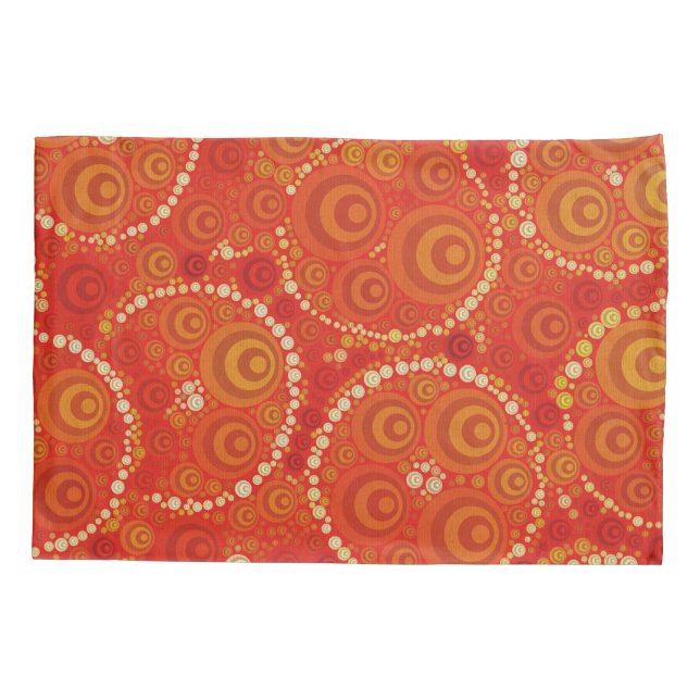 Orange Groove Pillowcase (Back)