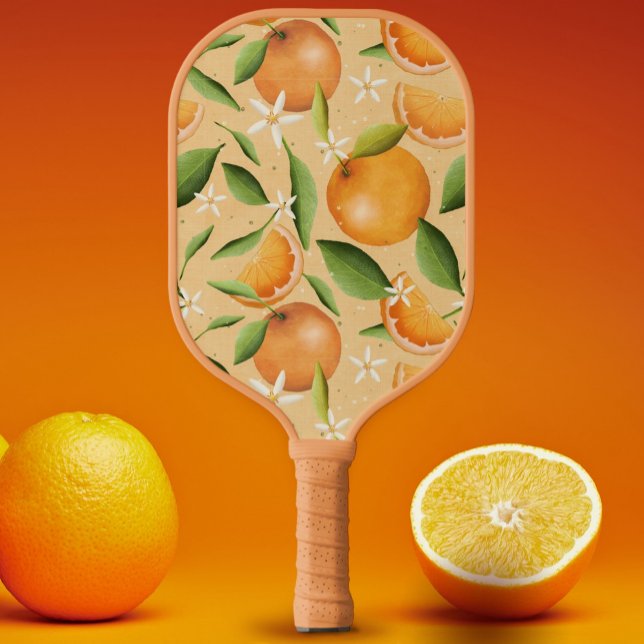 Orange Groves warm  Pickleball Paddle (Creator Uploaded)