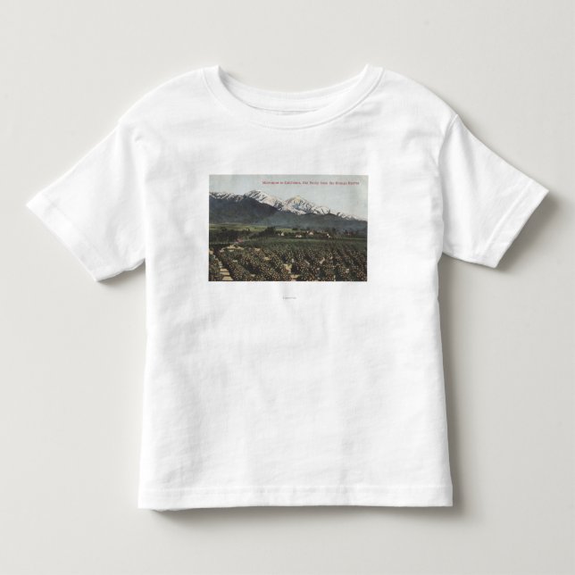 Orange Groves with Old Baldy Mt in Distance Toddler T-shirt (Front)
