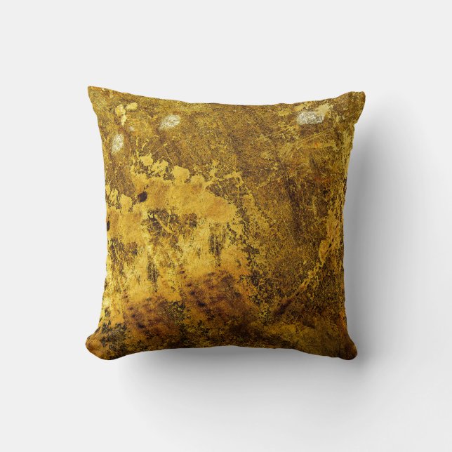 Orange grunge textureabstract,ancient,antique,art, throw pillow (Front)