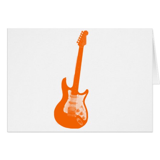 Orange guitar (Front Horizontal)