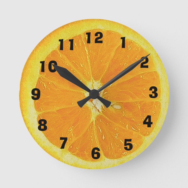 ORANGE-HALF CLOCK (Front)